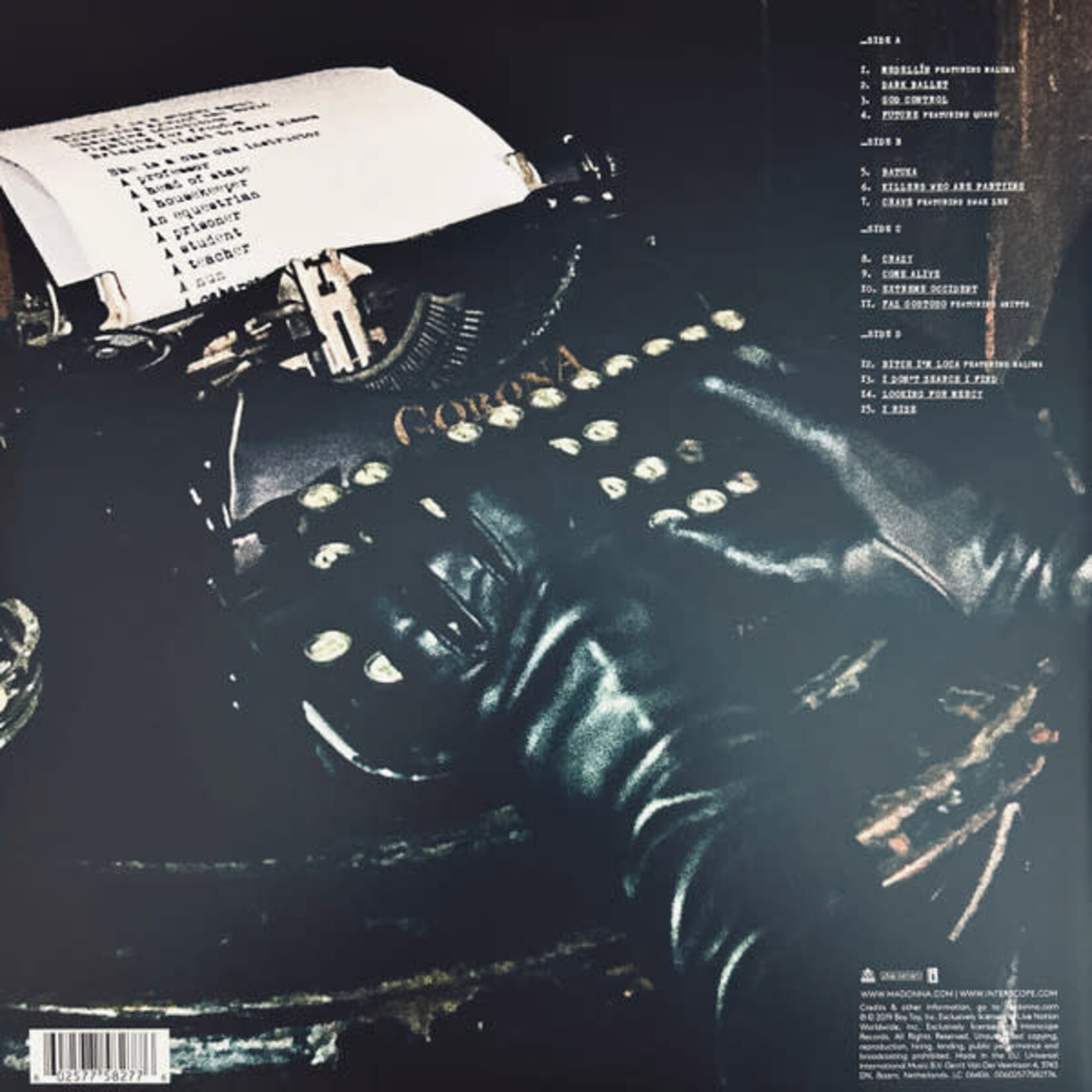 MADONNA - MADAME X - 2LP