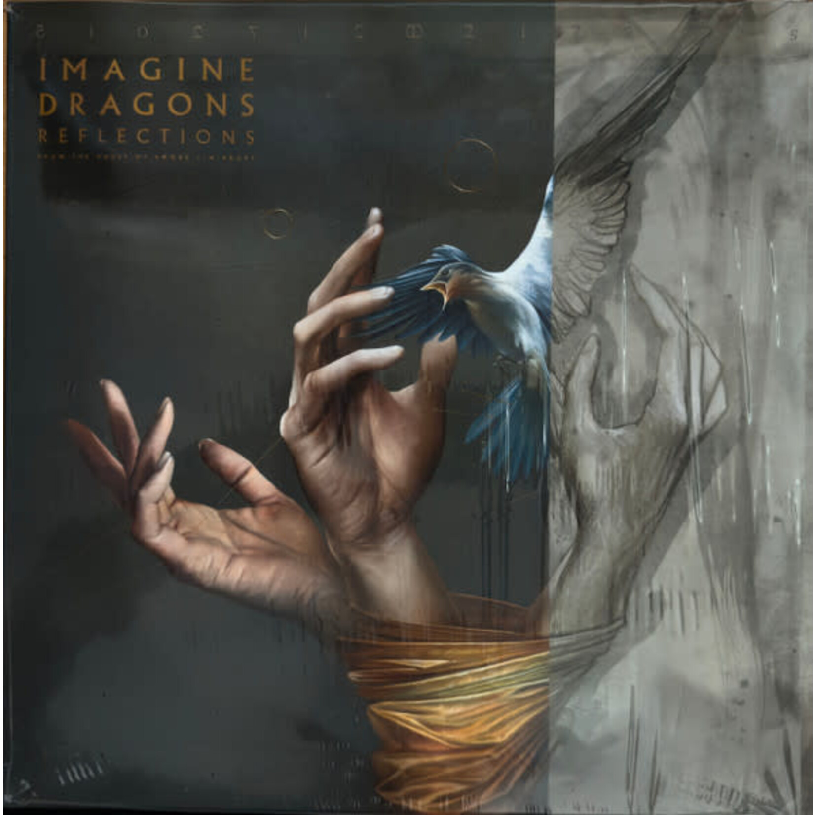 IMAGINE DRAGONS - REFLECTIONS - COLORED BLUE SWIRL LP