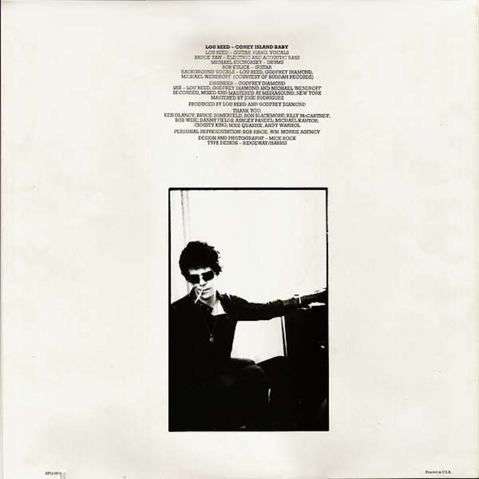 REED, LOU - CONEY ISLAND BABY - COLOURED WHITE LP