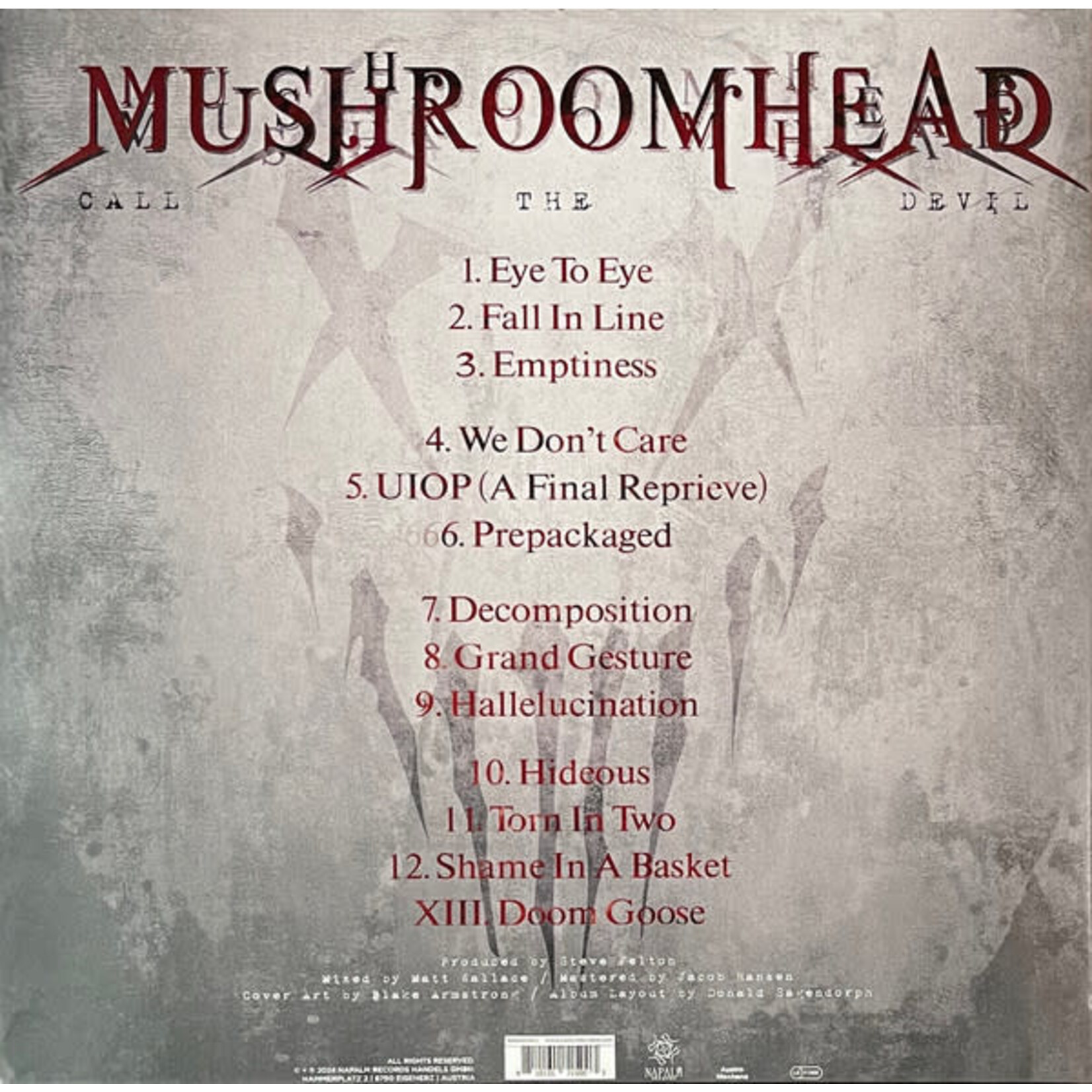 MUSHROOMHEAD - CALL THE DEVIL - GATEFOLD 2LP