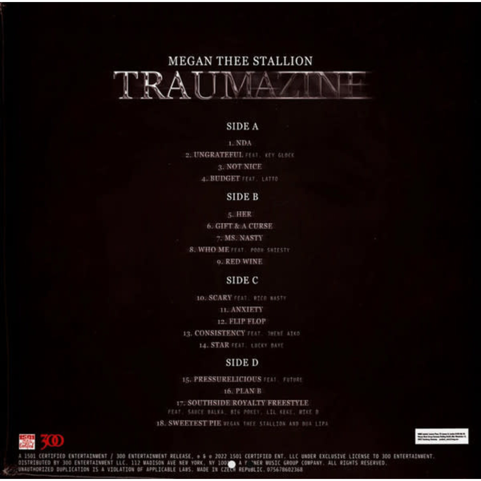 MEGAN THEE STALLION - TRAUMAZINE - GATEFOLD 2LP