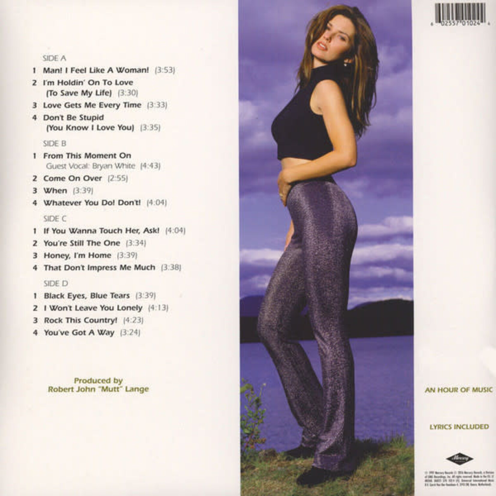 TWAIN, SHANIA - COME ON OVER - GATEFOLD 2LP