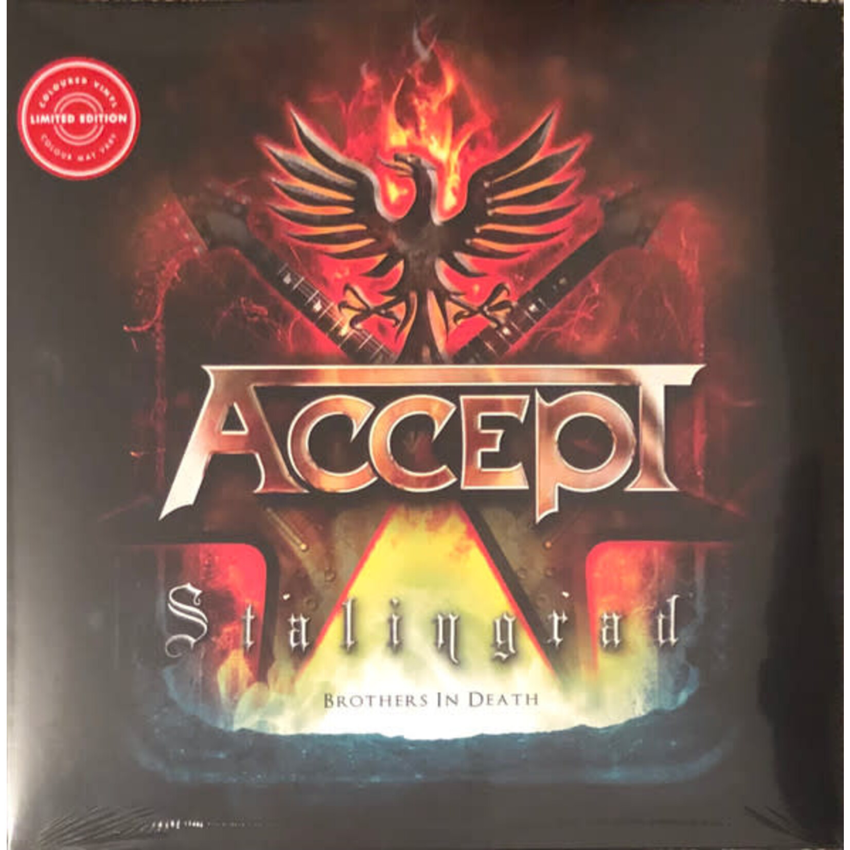 ACCEPT - STALINGRAD BROTHERS IN DEATH - LTD GATEFOLD REISSUE BLACK & PINK SPLATTER 2LP