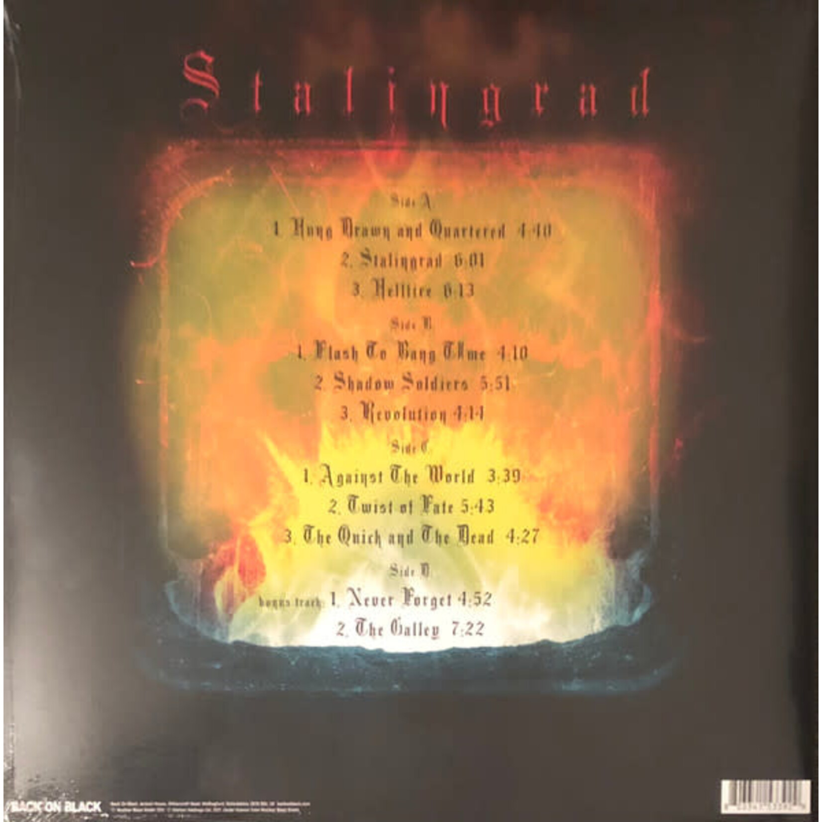 ACCEPT - STALINGRAD BROTHERS IN DEATH - LTD GATEFOLD REISSUE BLACK & PINK SPLATTER 2LP