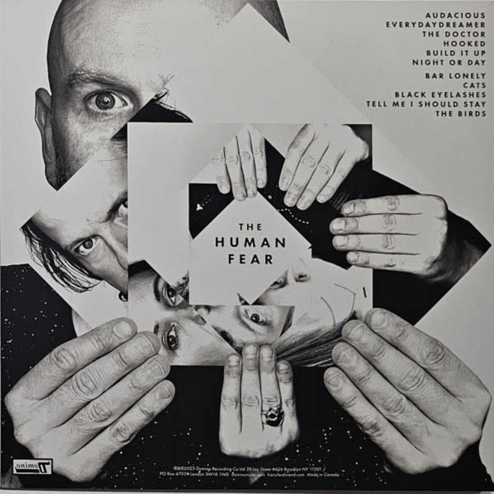 FRANZ FERDINAND - THE HUMAN FEAR - LTD GATEFOLD COLORED WHITE BIOVINYL  LP + DOWNLOAD CODE