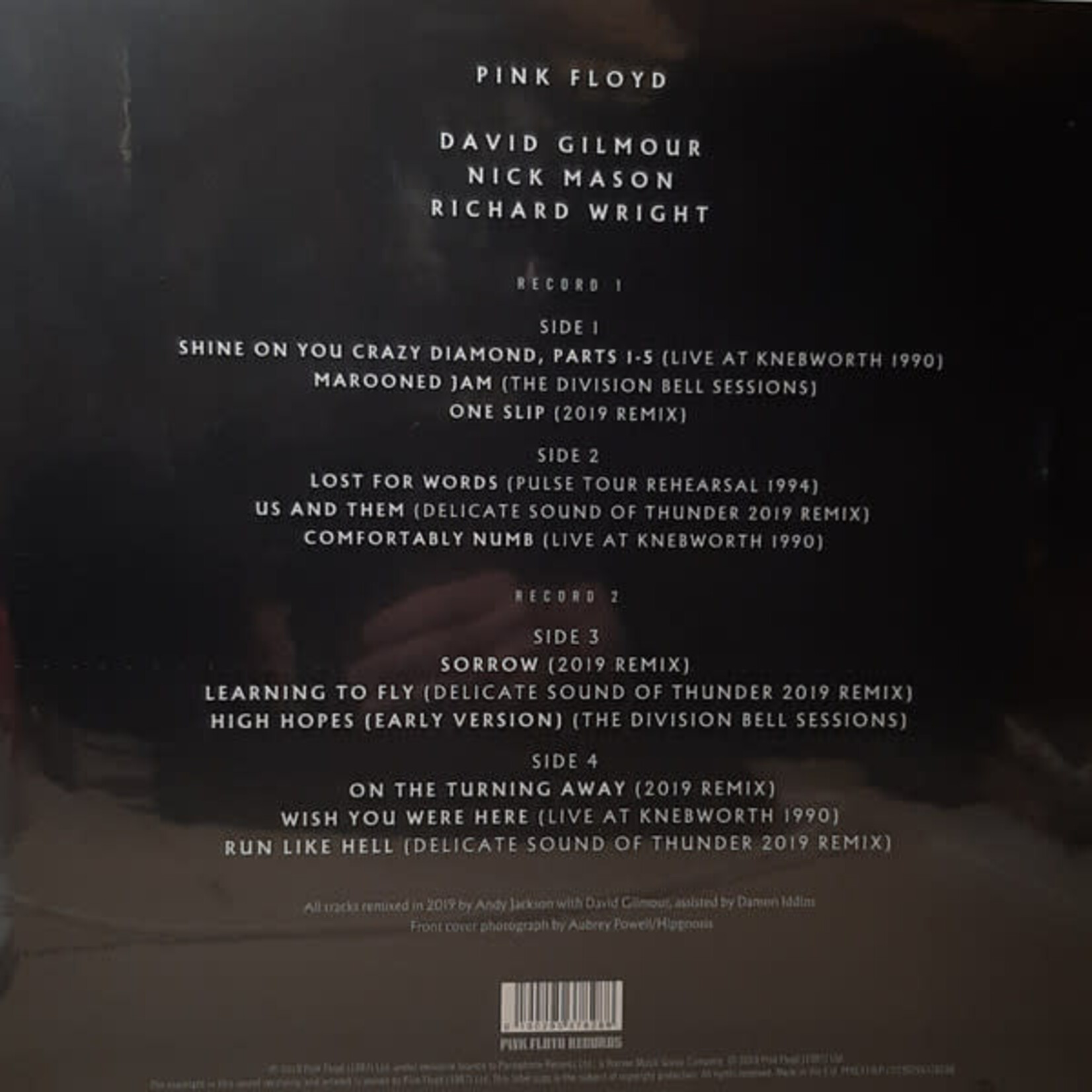 PINK FLOYD - THE BEST OF THE LATER YEARS - GATEFOLD 2LP + BOOKLET