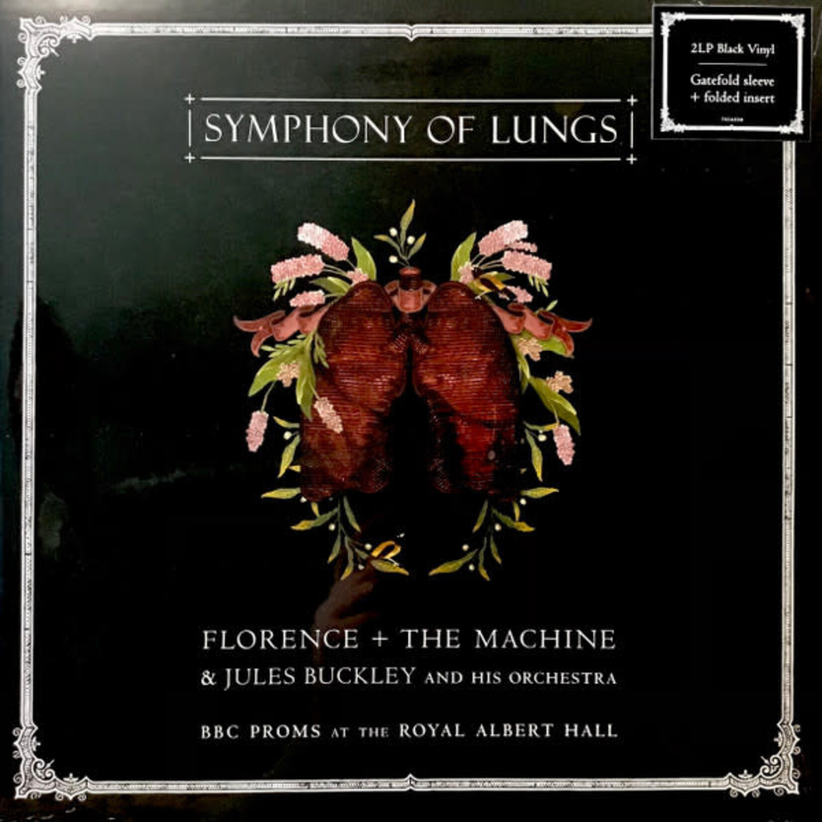 FLORENCE + THE MACHINE - SYMPHONY OF LUNGS - COLORED BLACK  GATEFOLD 2LP