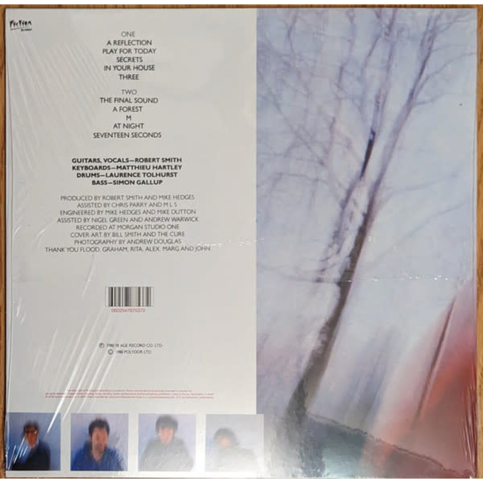 CURE, THE - SEVENTEEN SECONDS - LP