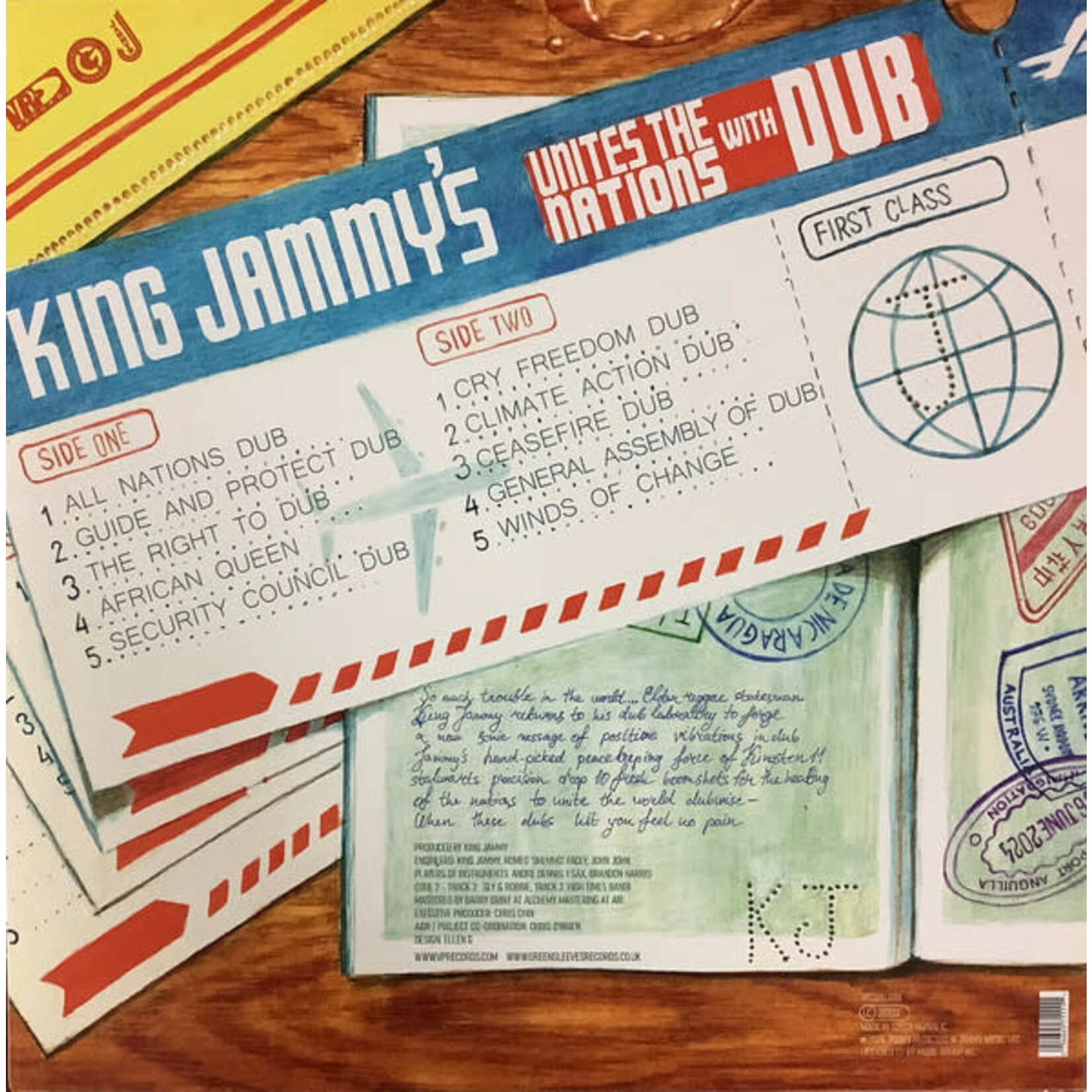 KING JAMMY - KING JAMMYS UNITES THE NATIONS WITH DUB - LP