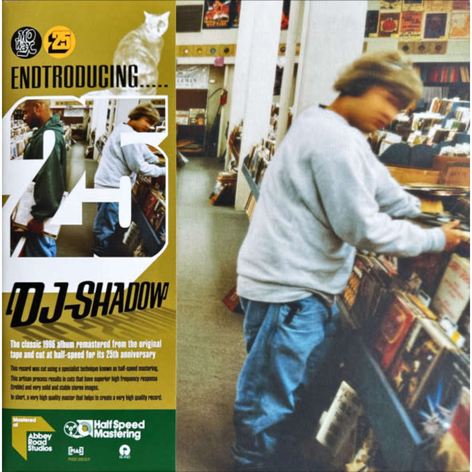 DJ SHADOW - ENDTRODUCING - 25TH ANNIVERSARY GATEFOLD 2LP
