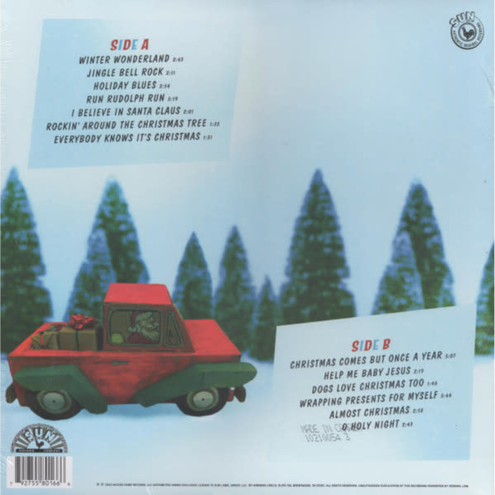 CHRIS ISAAK - EVERYBODY KNOWS IT'S CHRISTMAS - LP