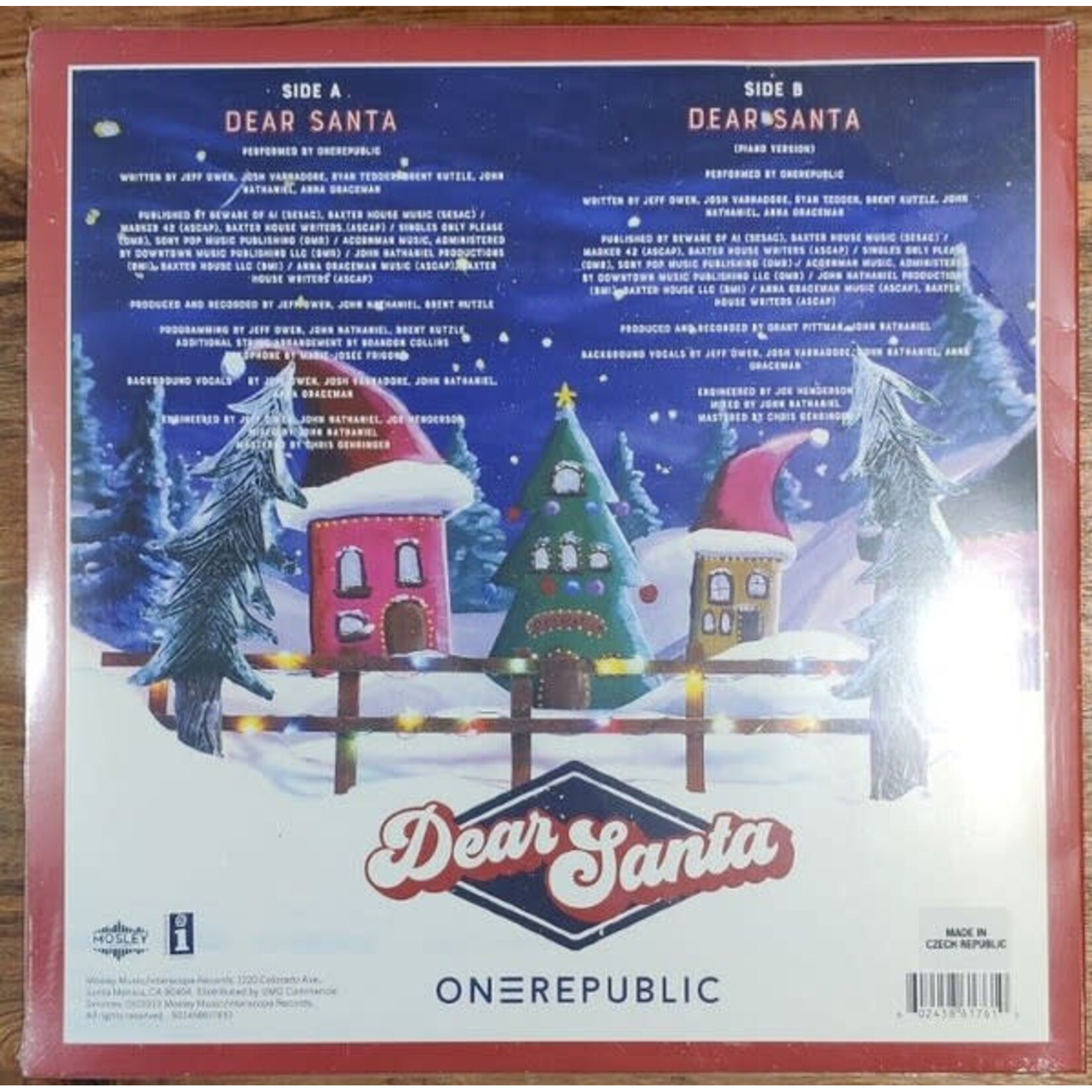 ONEREPUBLIC - DEAR SANTA - LP