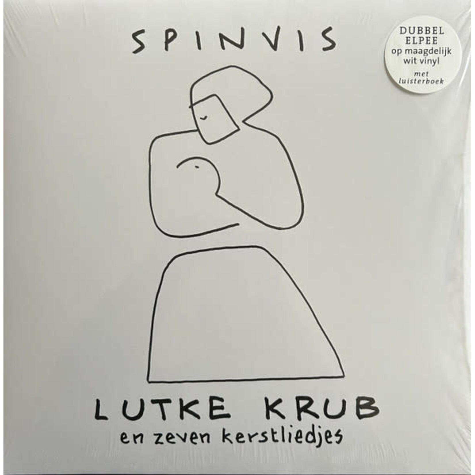 SPINVIS LUTKE KRUB EN ZEVEN KERSTLIEDJES - COLORED WHITE LP