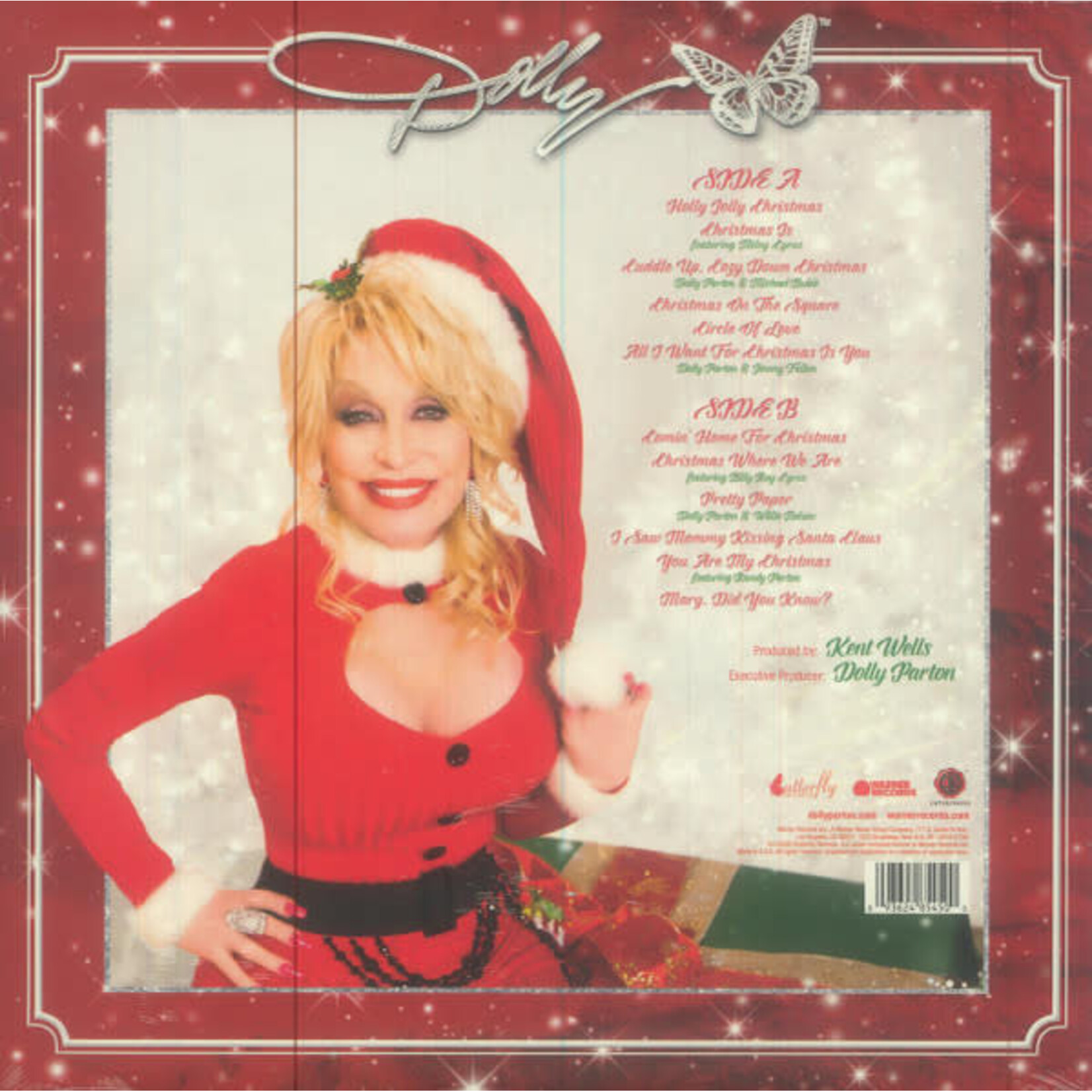 PARTON, DOLLY - A HOLLY DOLLY CHRISTMAS - LTD SILVER LP