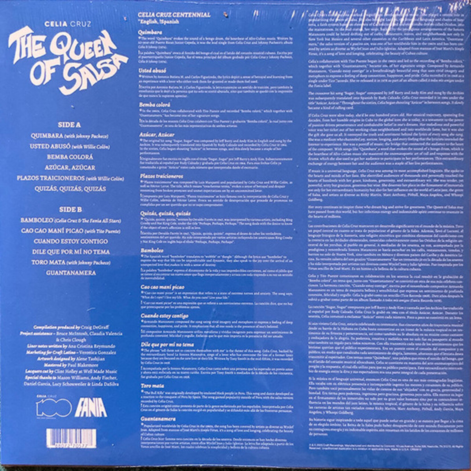 CRUZ, CELIA - THE QUEEN OF SALSA - LP