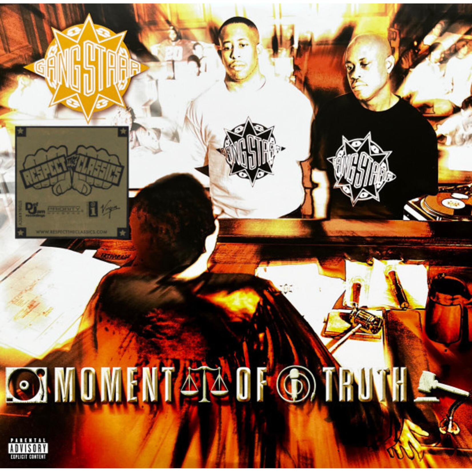 GANG STARR - MOMENT OF TRUTH - USA IMPORT 3LP