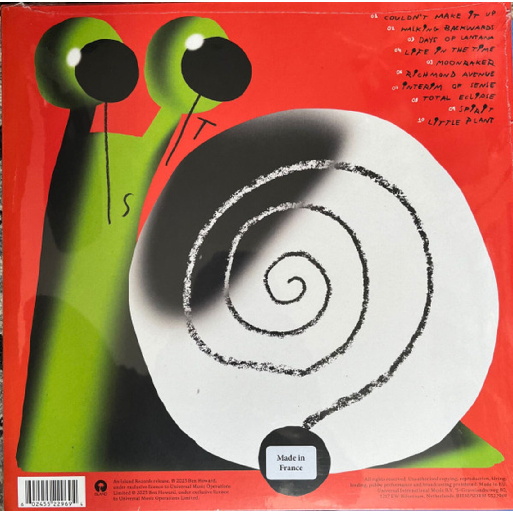 BEN HOWARD - IS IT? - LP + POSTER