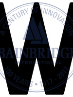 Bainbridge Marine Sail Letter 300mm - W