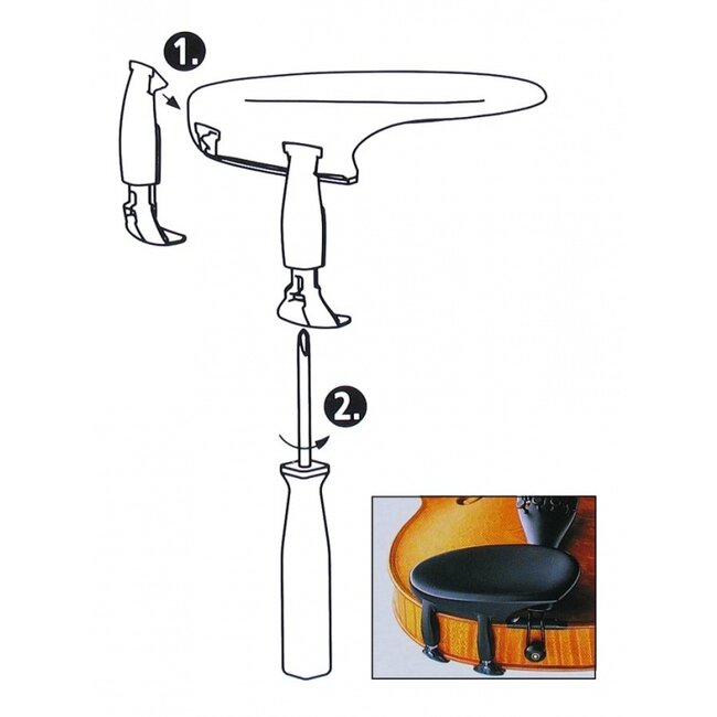 Kinsteunen (alt)viool synthetisch