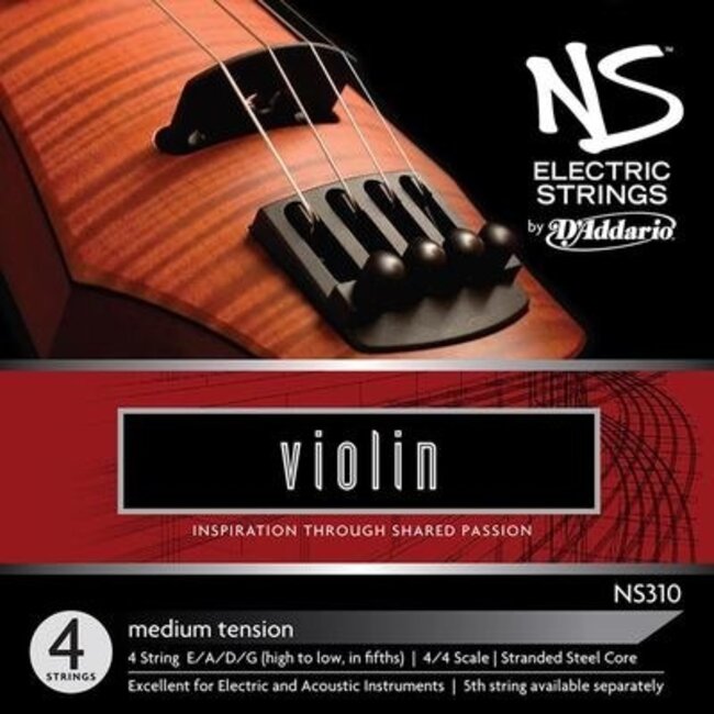 D'Addario NS elektrische vioolsnarenset