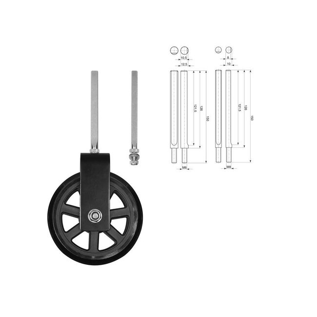 Doublebass wheel