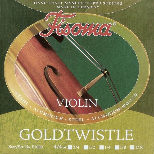 Fisoma Goldtwistle violin strings