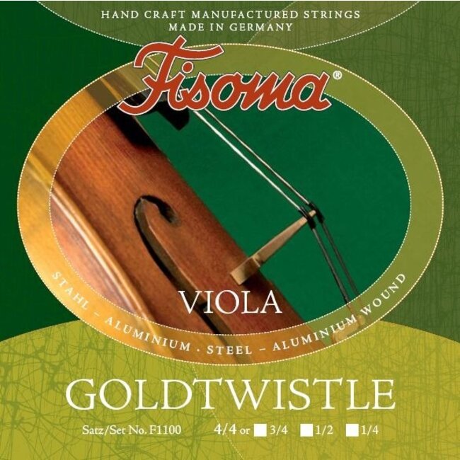 Fisoma Goldtwistle viola strings