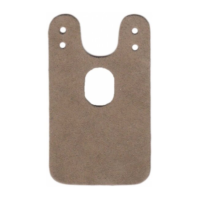 Chinrest clamping leather