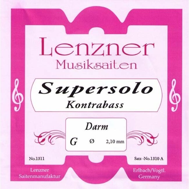 Lenzner Supersolo "Classic" contrabassnaren (3/4 - 4/4)