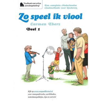 Carmen Eberz Zo speel ik Viool" methode - 3 delen