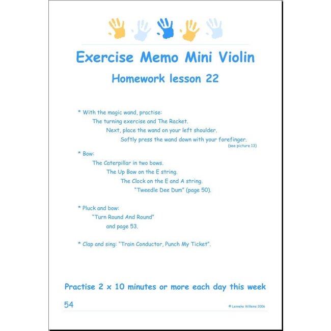 Mini violin methode NL/ENG