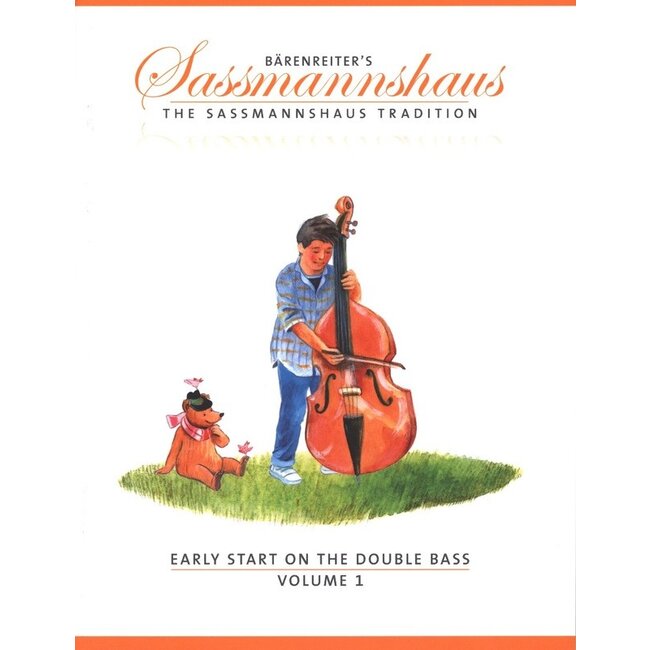 Sassmannshaus Early start on the Double Bass methode - 3 volumes