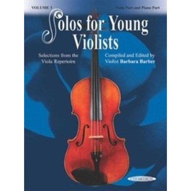 Solos for Young Violists (altviool selections)  - 5 volumes