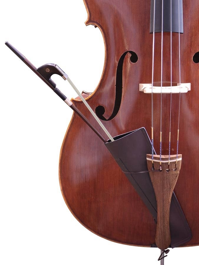 ELS Double bass bow holder for mounting on tailpiece