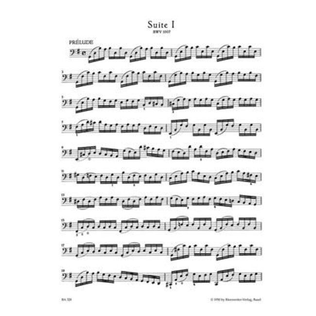 Six Suites For Cello Solo BWV 1007-1012