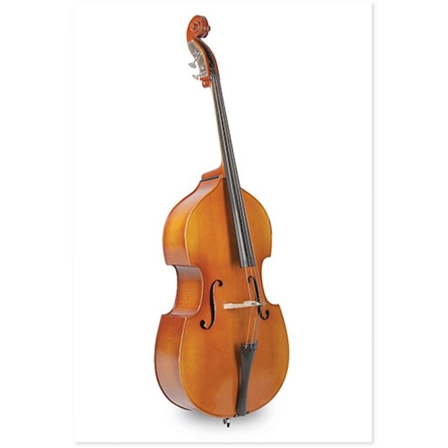 Postkaart viool, cello of contrabas