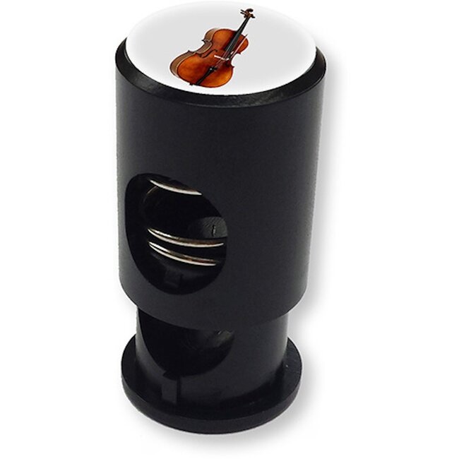 Magnetic pencil holder for music stand