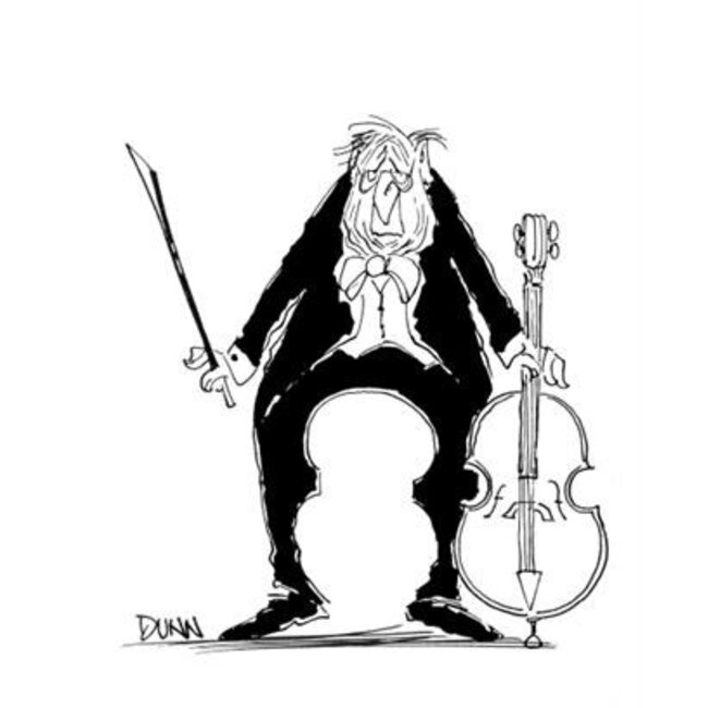 Postkaart "The Cellist"