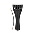 Violin synthetic tailpieces with integrated fine tuners
