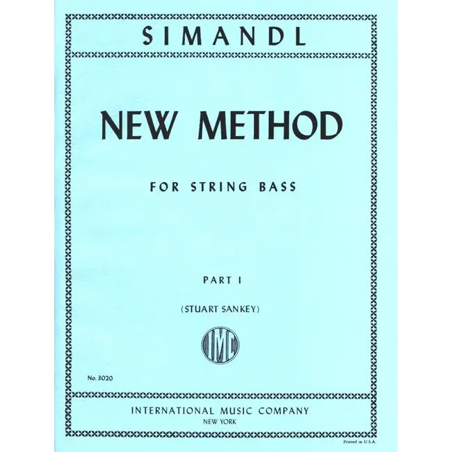 F. Simandl New method for the Double Bass (2 boeken)