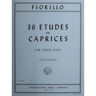 Fiorillo 36 Etudes of caprices for violine solo