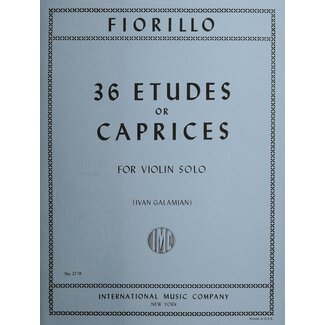 Fiorillo 36 Etüden mit Capricen für Violine solo