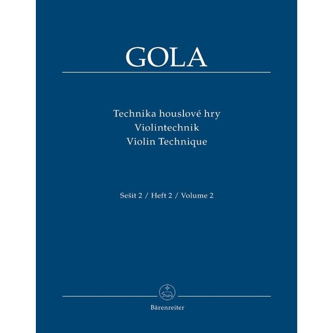 Bärenreiter Gola Violintechnik