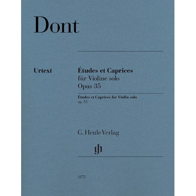 Dont Etudes et Caprices fur violine solo