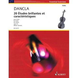 Dancla 20 études brillantes et caracteristiques Op.73