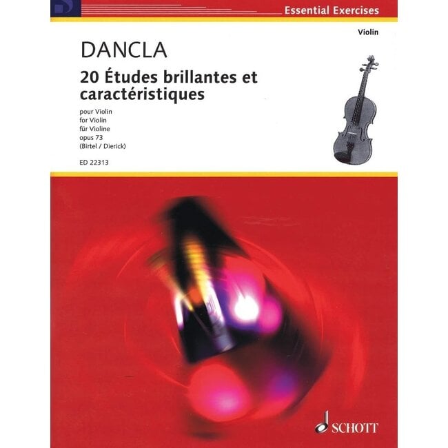 Dancla 20 études brillantes et caracteristiques Op.73