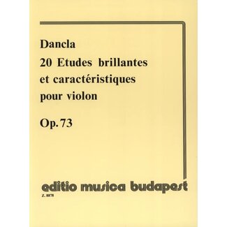 Dancla 20 études brillantes et caracteristiques Op. 73