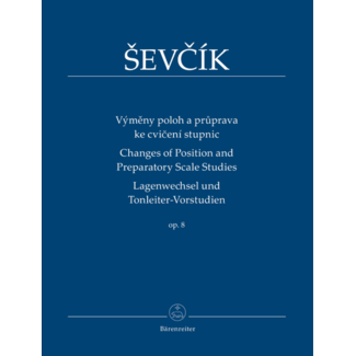 Sevcik Lagenwechsel und vorbereitende Tonleiterstudien Op.8