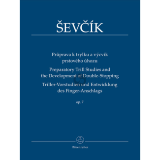 Sevcik Preparatory Trill Studies and the Development of Double-Stopping  Op.7