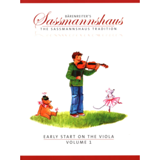 Sassmannshaus Früher Einstieg in die Viola-Methode (Viola) – 4 Teile